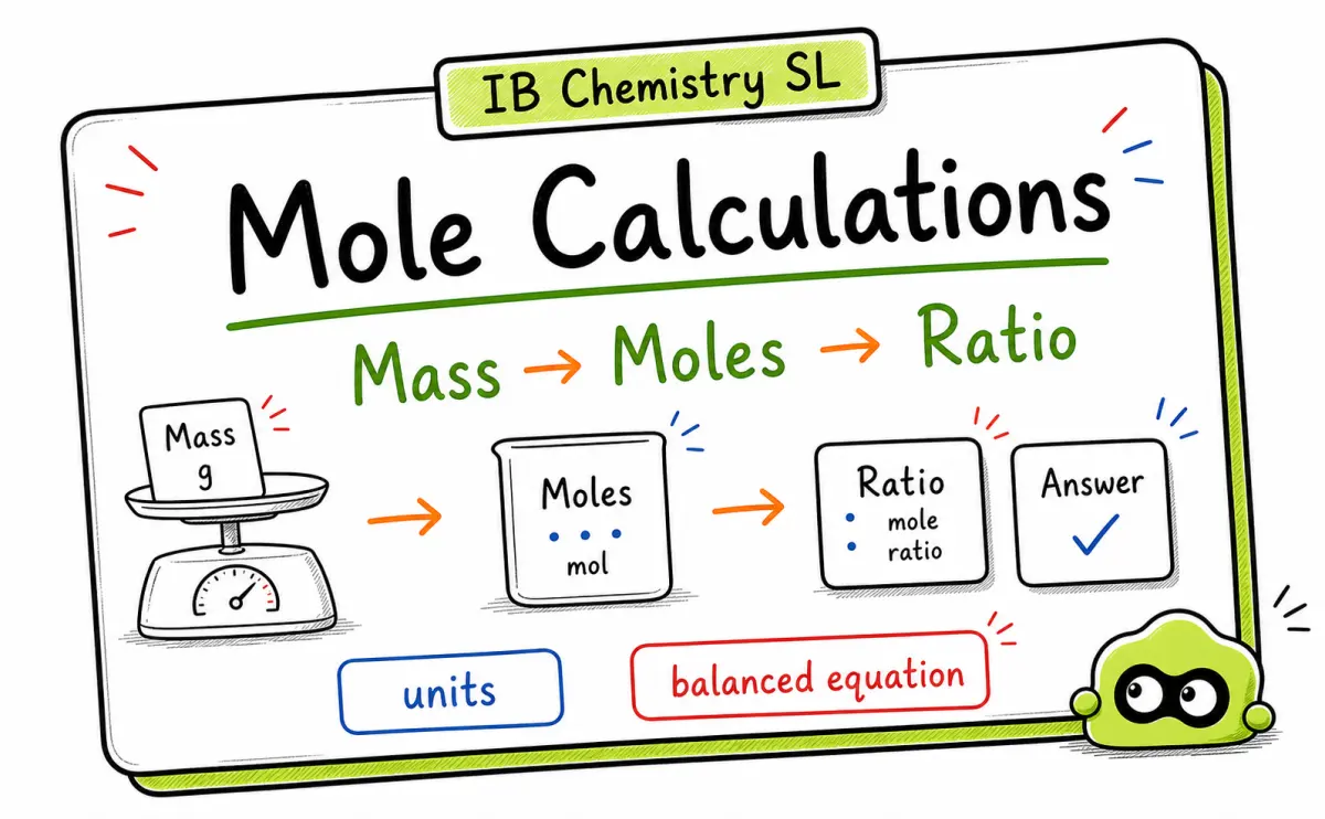 IB Chemistry Stoichiometry: Mole Calculations Guide