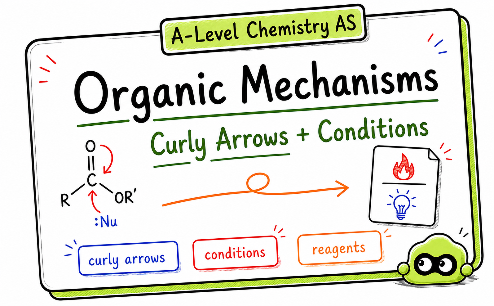 A-Level Chemistry Organic Mechanisms: Curly Arrows Guide
