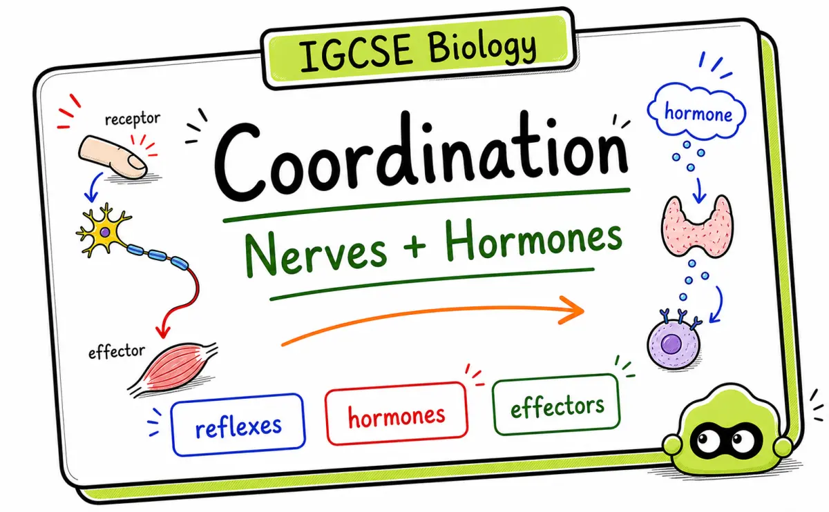 IGCSE Biology Coordination: Nerves, Hormones, Reflexes