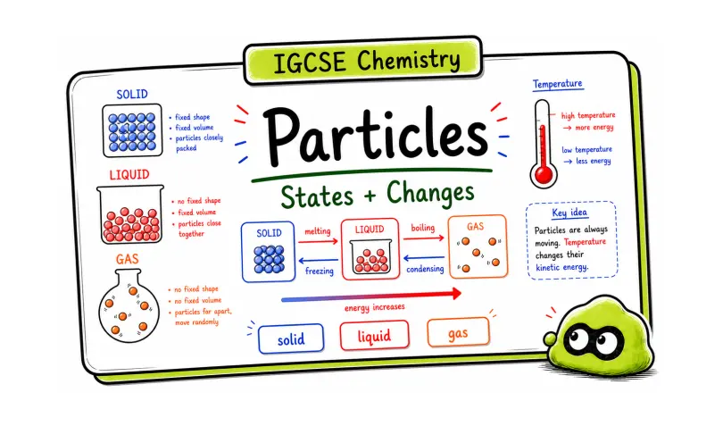 IGCSE Chemistry Particles: Solids, Liquids, Gases, and State Changes
