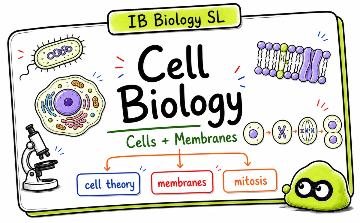 IB Biology SL B2/D2 Cell Biology: Membranes and Division