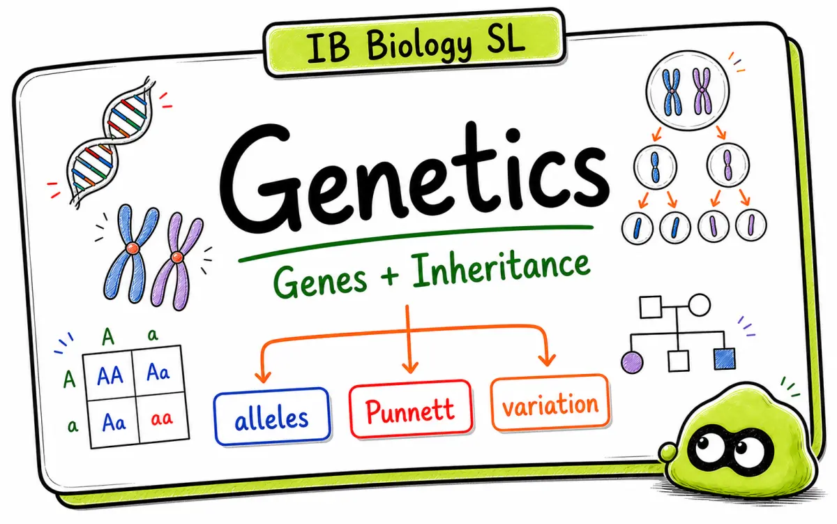 IB Biology SL D3 Genetics: Genes, Alleles and Inheritance