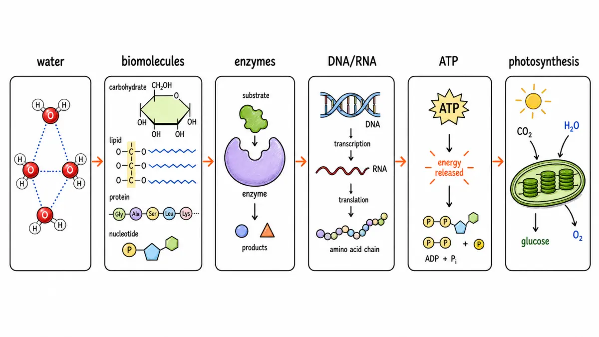 IB Biology SL Molecular Biology study diagram