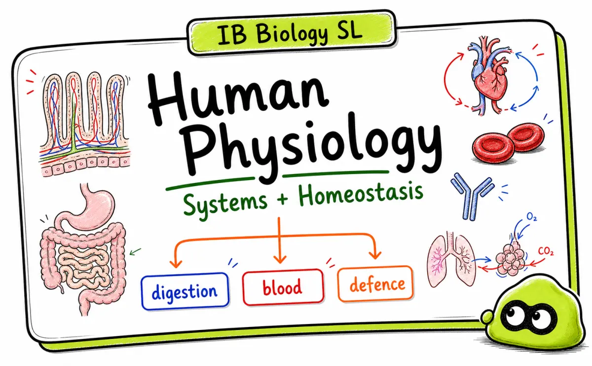 IB Biology SL B3/C3 Human Physiology: Systems and Homeostasis