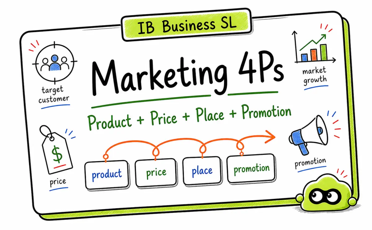 IB Business Management SL Marketing: 4Ps and Strategy Guide