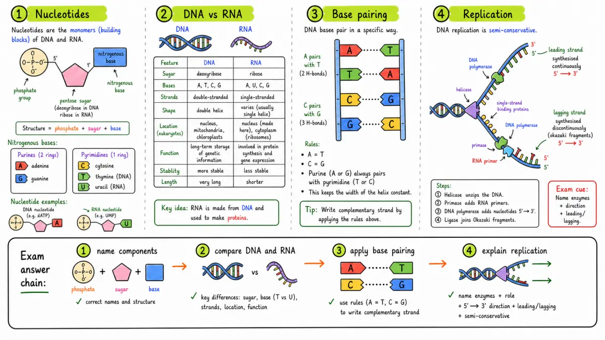 DNA + RNA study board