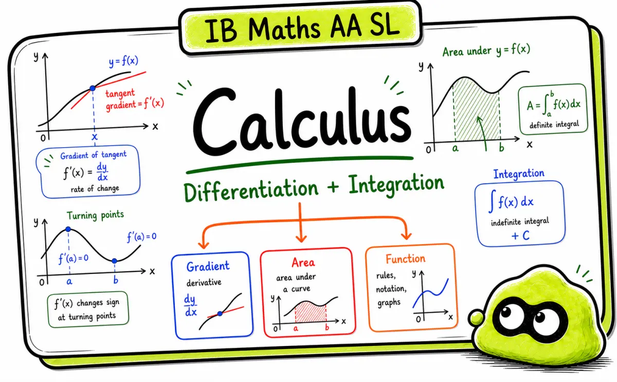 IB Maths AA SL Calculus: Differentiation, Integration, Graphs, and Exam Method