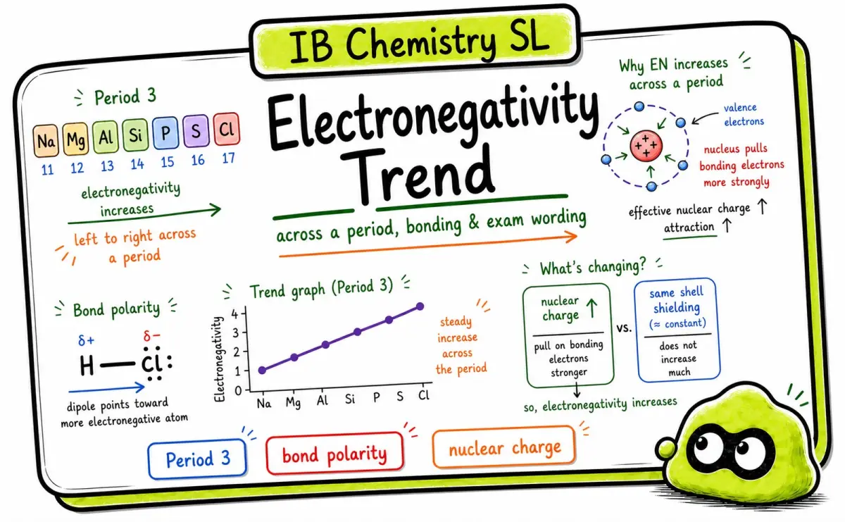 Electronegativity Trend Across a Period: IB Chemistry Guide
