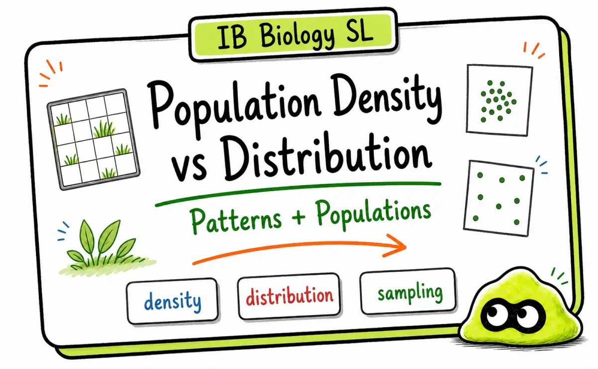 Population Density vs Population Distribution: IB Biology