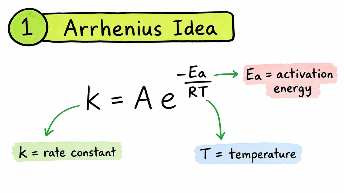IB Chemistry Arrhenius equation rate constant activation energy diagram
