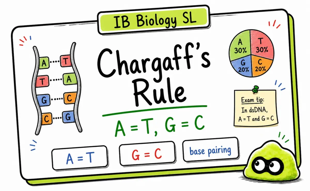 Chargaff's Rule in IB Biology: Base Pairing Practice