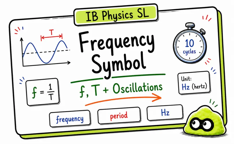 Frequency Symbol in IB Physics: f, Period and Hz