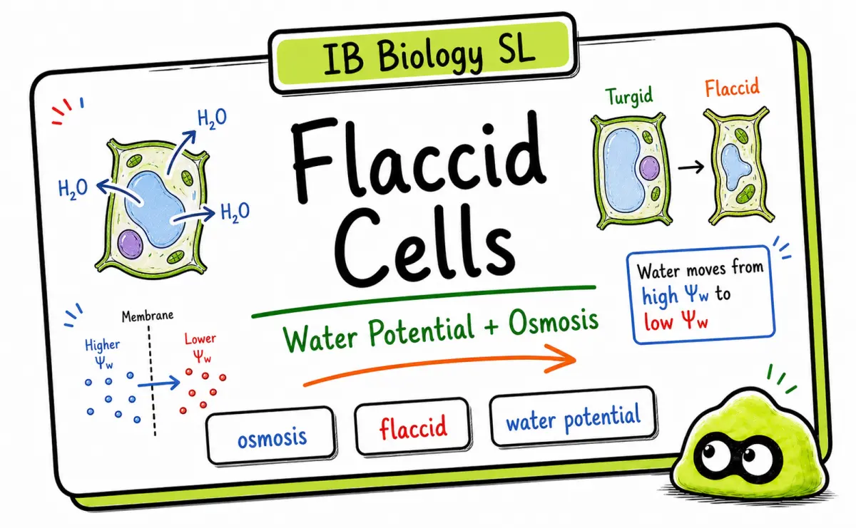 Flaccid Cells in IB Biology: Osmosis and Water Potential