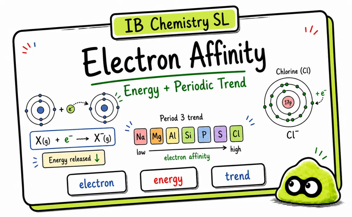 Electron Affinity in IB Chemistry: Definition and Trend