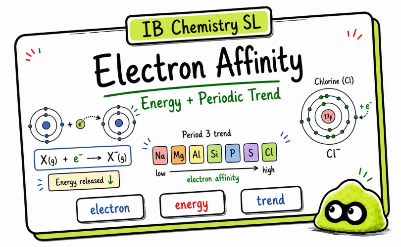 Electron Affinity in IB Chemistry: Definition and Trend