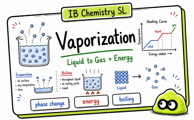 Vaporization in IB Chemistry: Definition and Energy