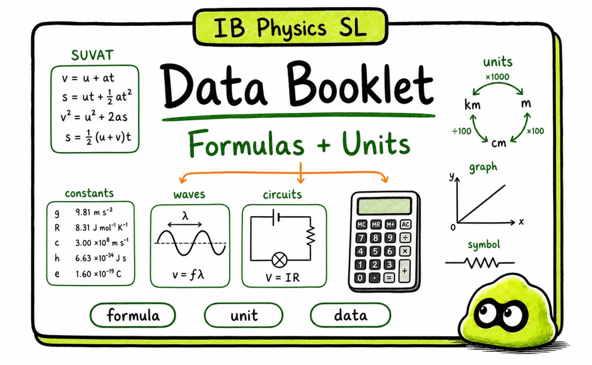 IB Physics Data Booklet: Formula Use and Exam Mistakes