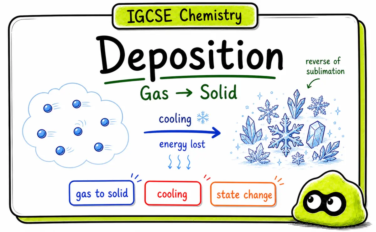 Deposition in Chemistry: IGCSE State Change Guide