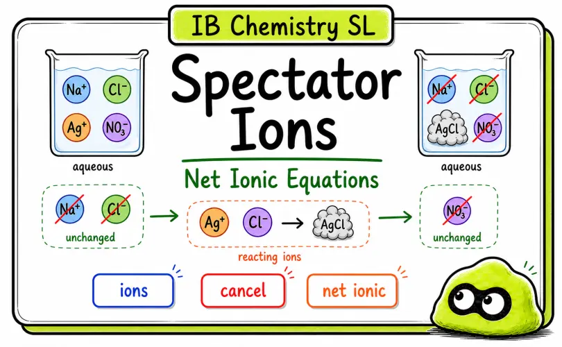 Spectator Ions in IB Chemistry: Net Ionic Equations