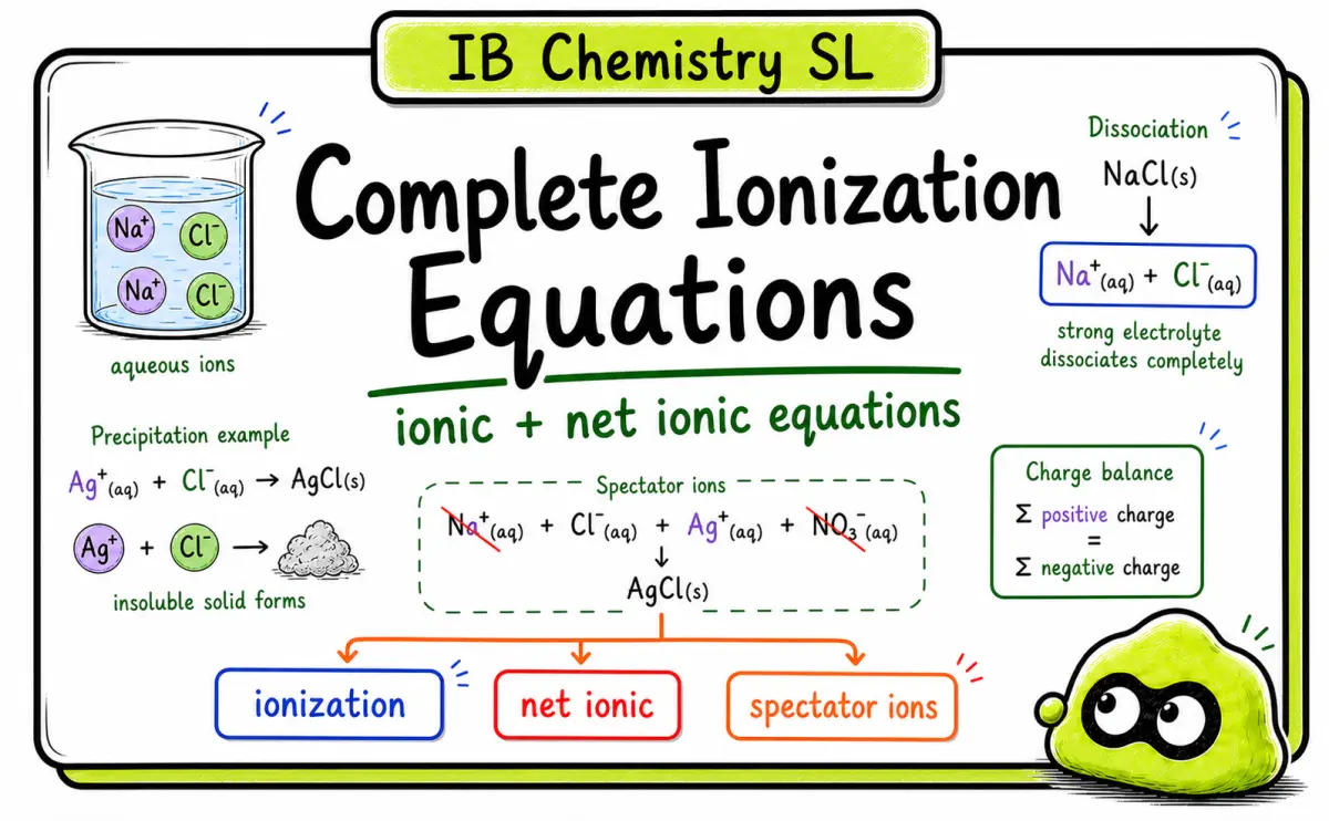 How to Complete Ionization and Net Ionic Equations