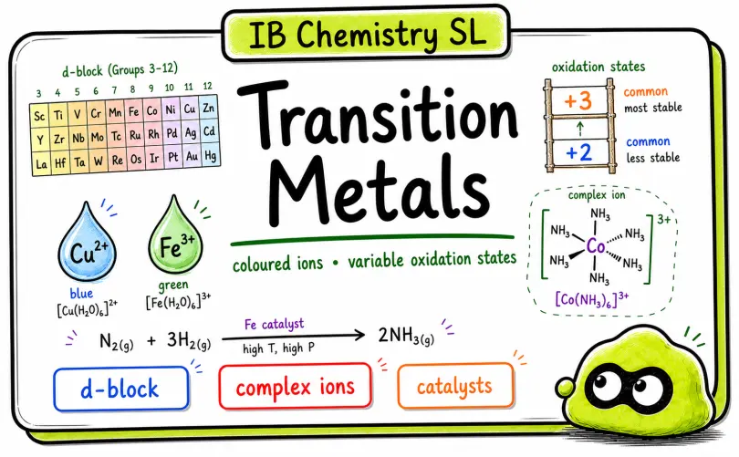 Transition Metals Explained for IB Chemistry