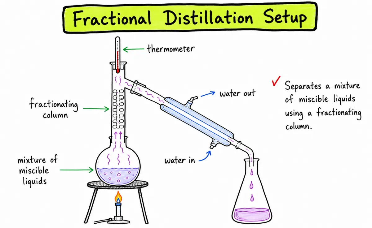 Fractional distillation apparatus