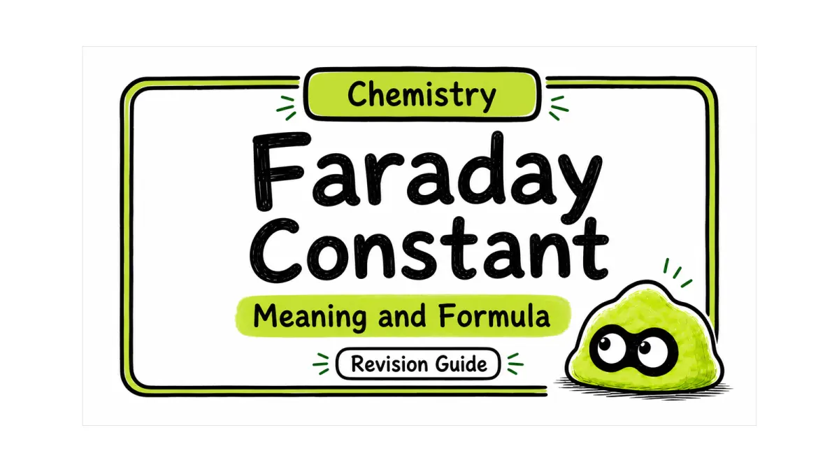 Faraday Constant Explained | Chemistry