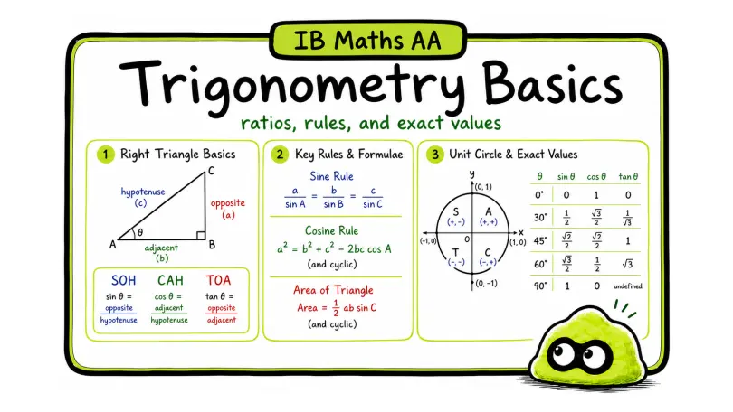 Trigonometry Basics for Exams | IB Maths AA