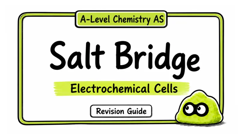 Salt Bridge Explained | A-Level Chemistry