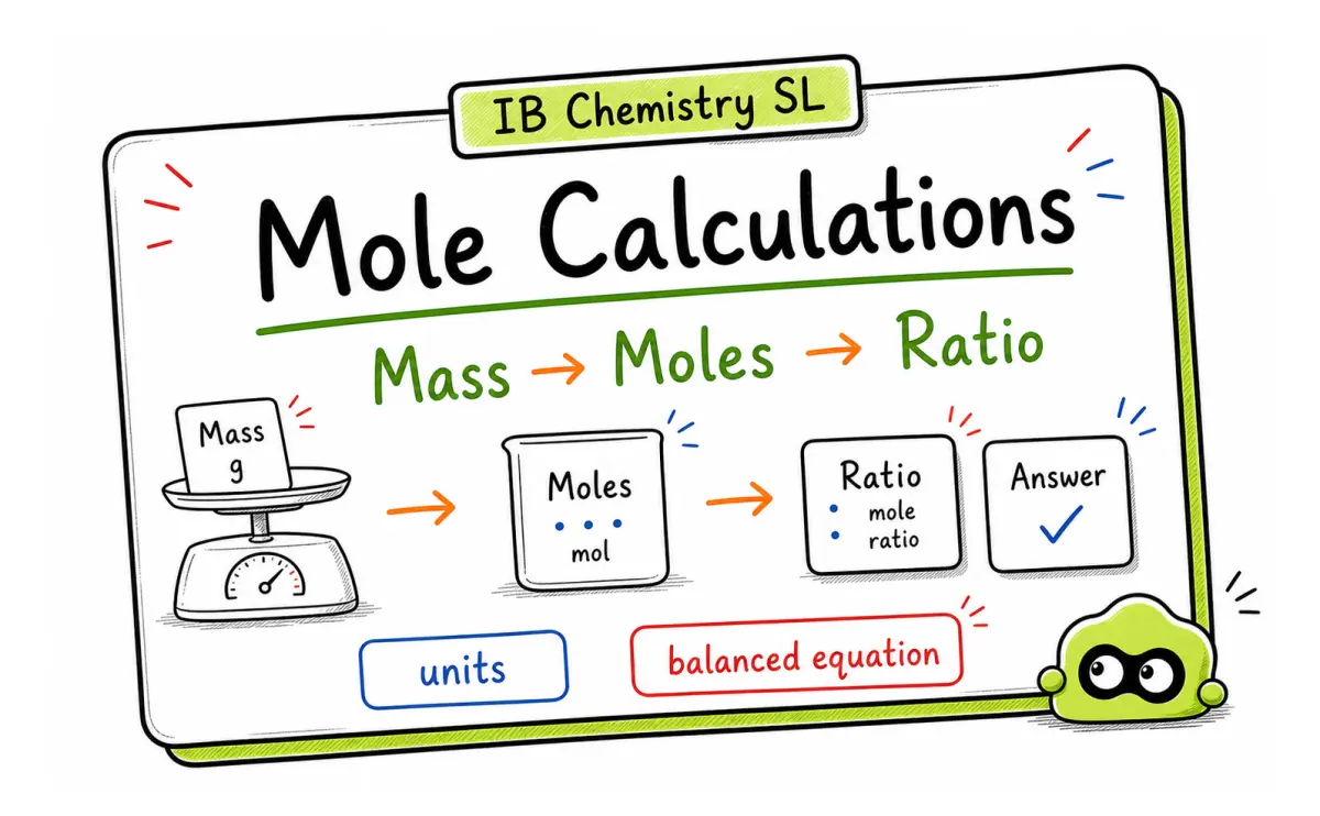 IB Chemistry Stoichiometry: Mole Calculations Guide