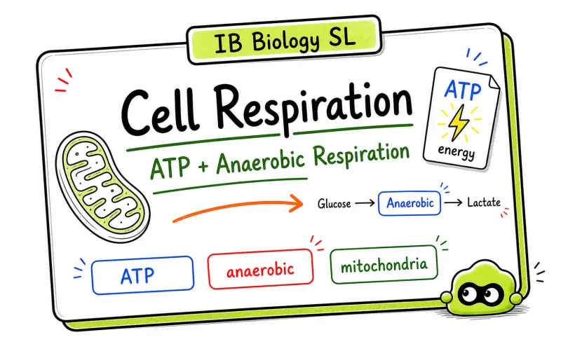 IB Biology Cellular Respiration Equation, ATP and Exam Mistakes