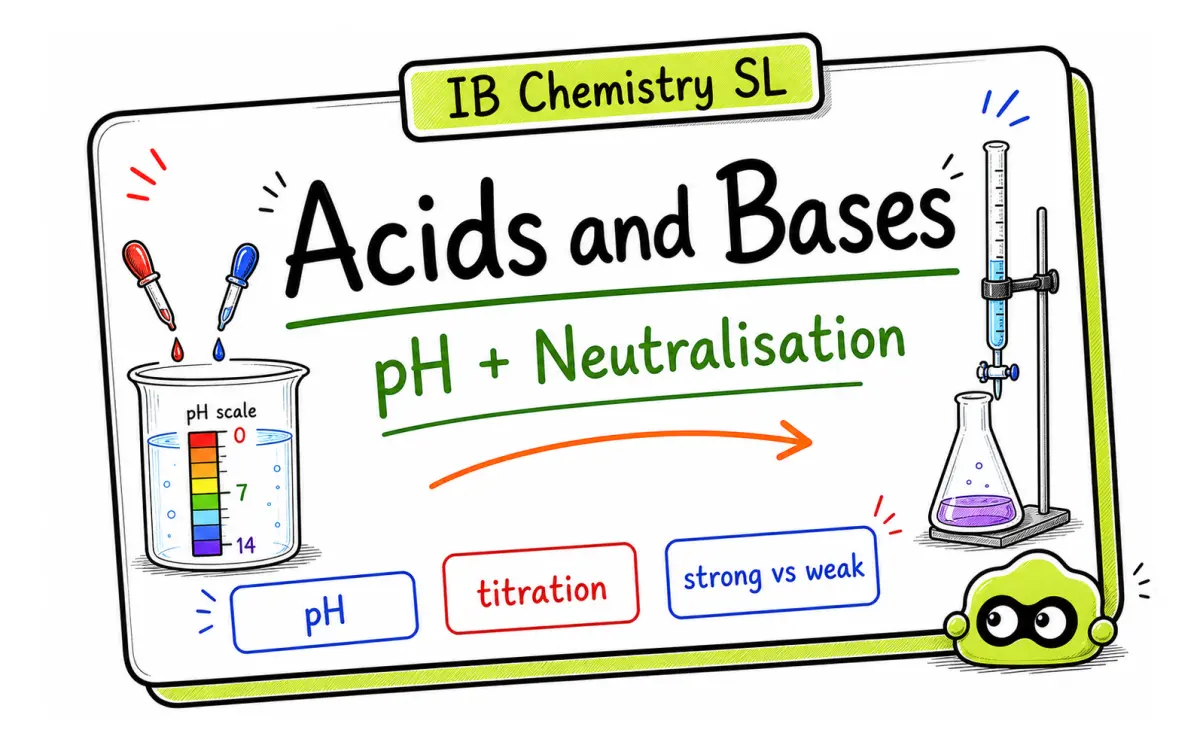 IB Chemistry Acids and Bases: pH, Neutralisation, and Common Mistakes