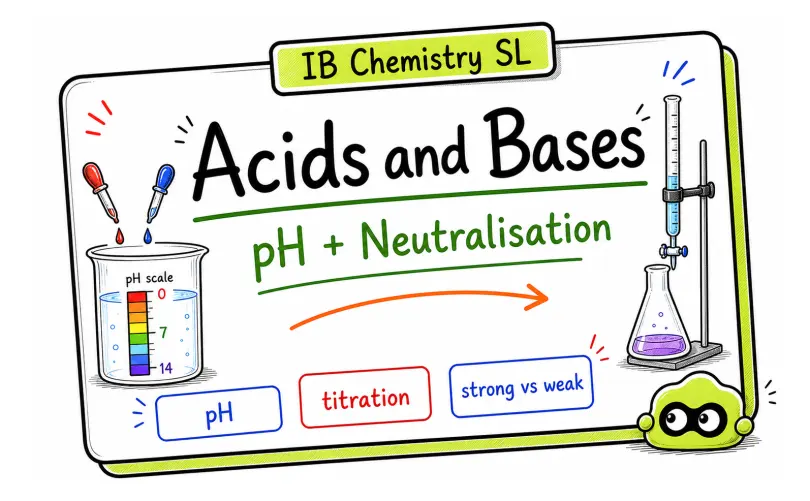 IB Chemistry Acids and Bases: pH, Neutralisation, and Common Mistakes