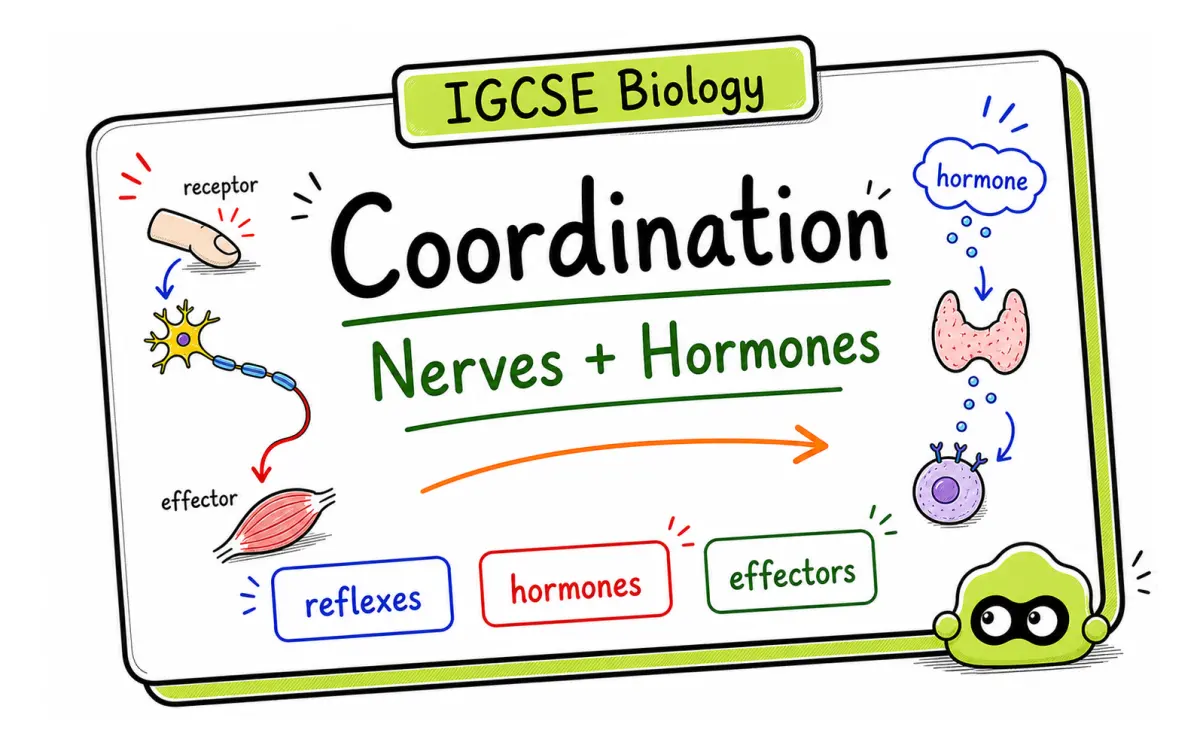 IGCSE Biology Coordination: Nerves, Hormones, Reflexes