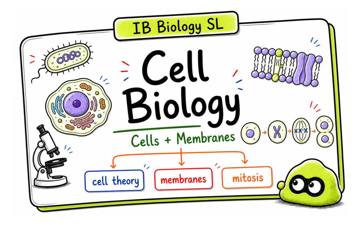 IB Biology SL B2/D2 Cell Biology: Membranes and Division