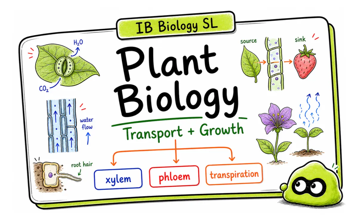 IB Biology SL Plant Biology: Turgid vs Flaccid Cells and Transport
