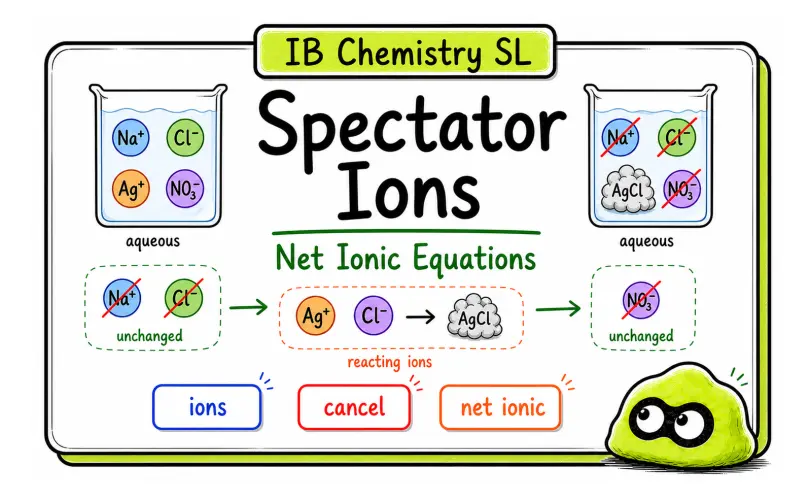 Spectator Ions in IB Chemistry: Net Ionic Equations