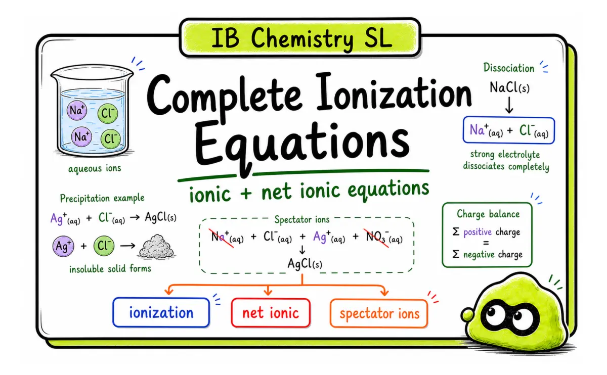 How to Complete Ionization and Net Ionic Equations