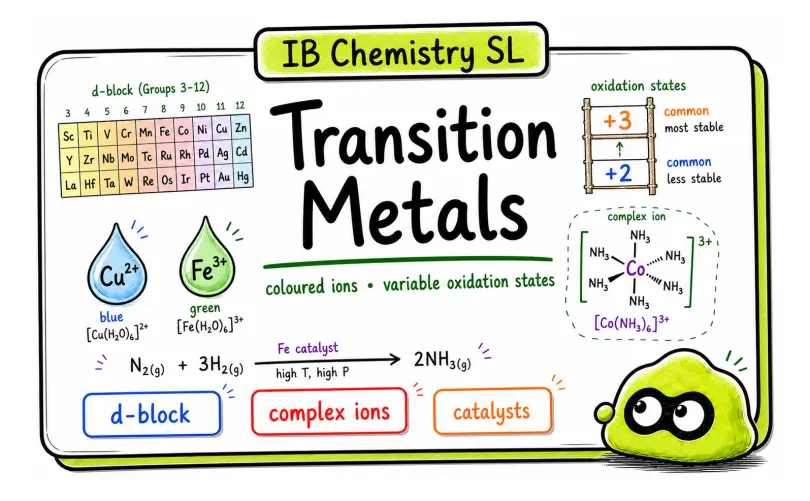 Transition Metals Explained for IB Chemistry