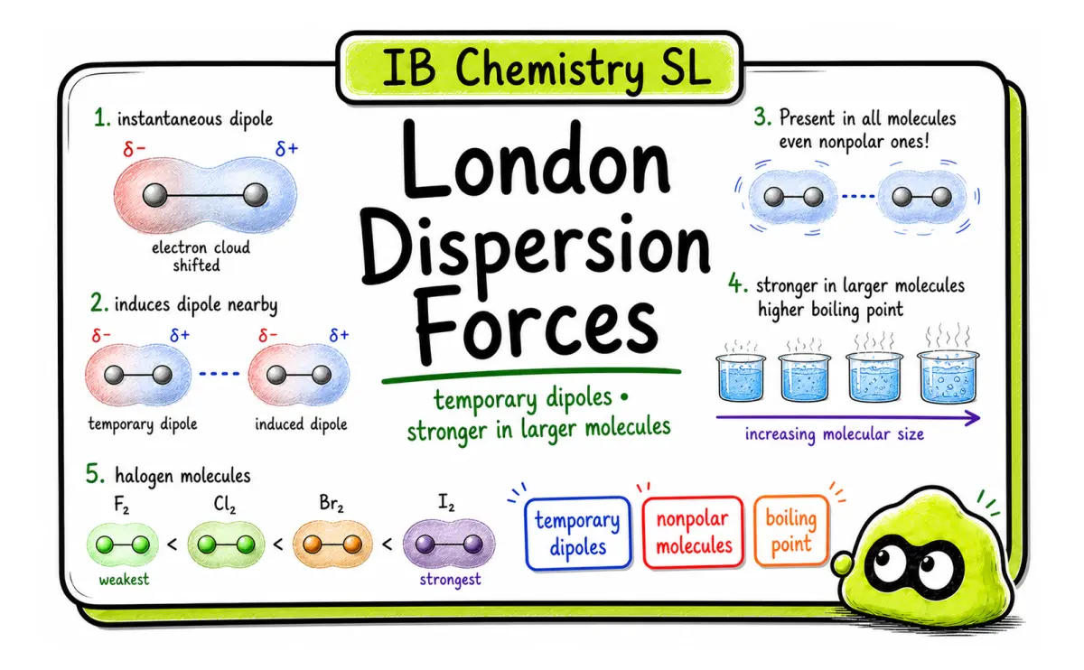 London Dispersion Forces Explained for IB Chemistry