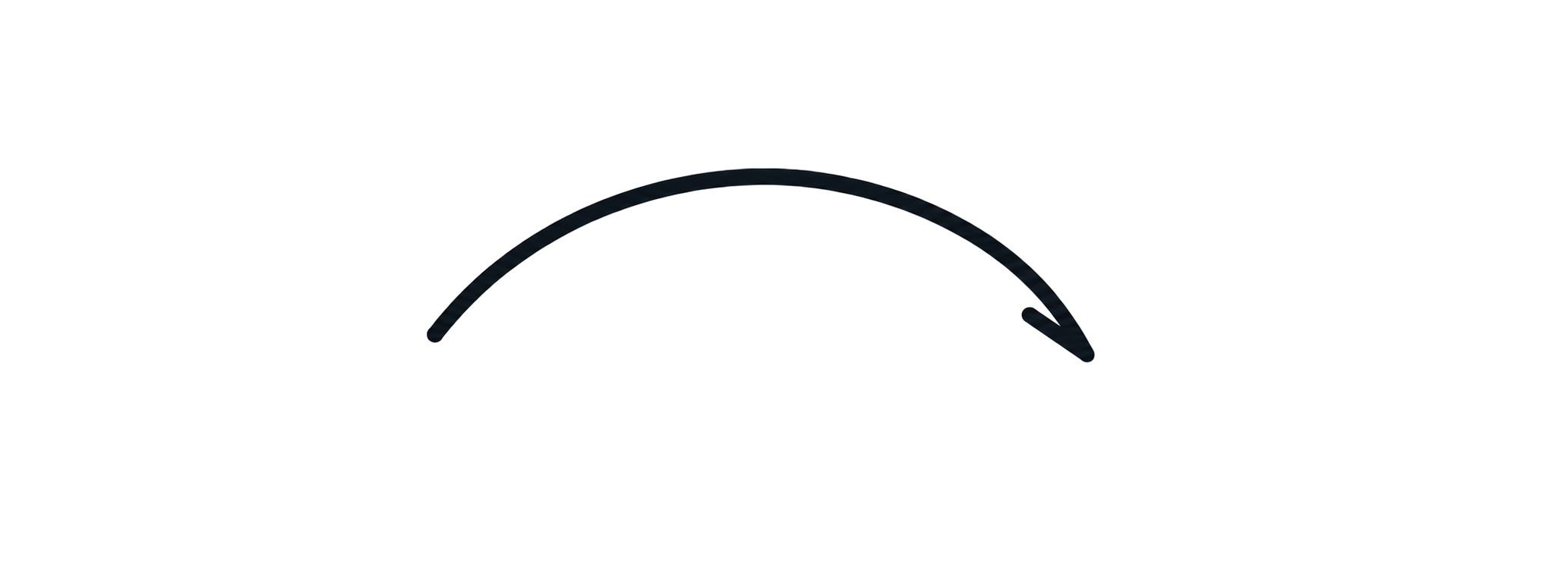 the arrow has one curved shaft and exactly one terminal barb; the symbol therefore represents movement of one electron; no double-barbed arrow or unrelated molecular content is present.