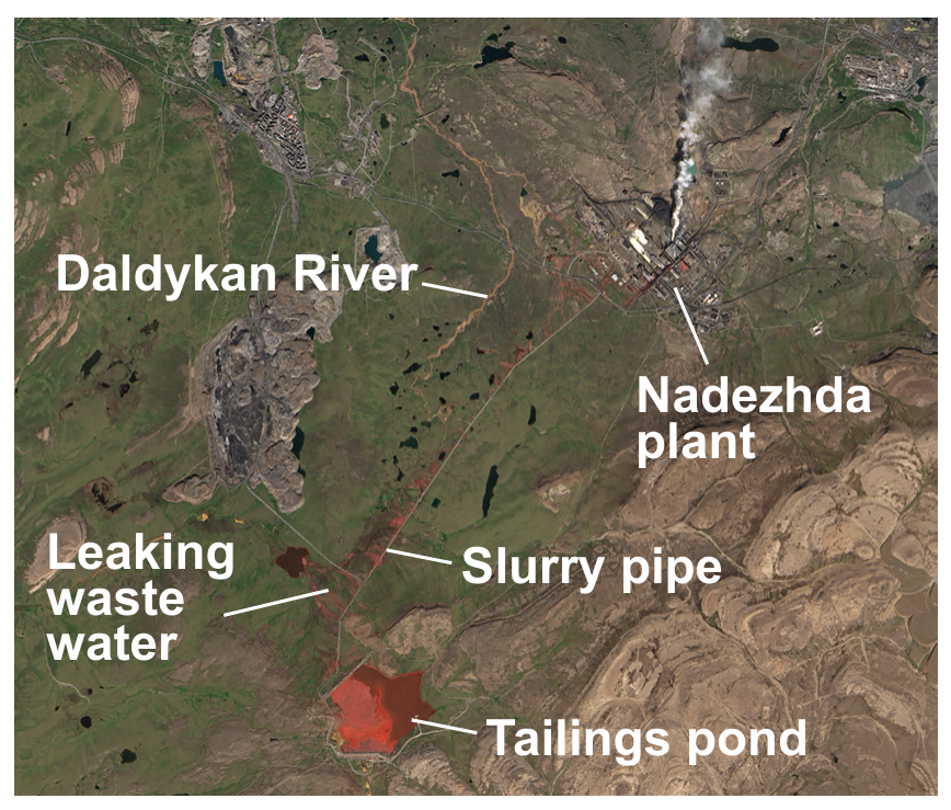 Figure 6(e): Daldykan River in Norilsk