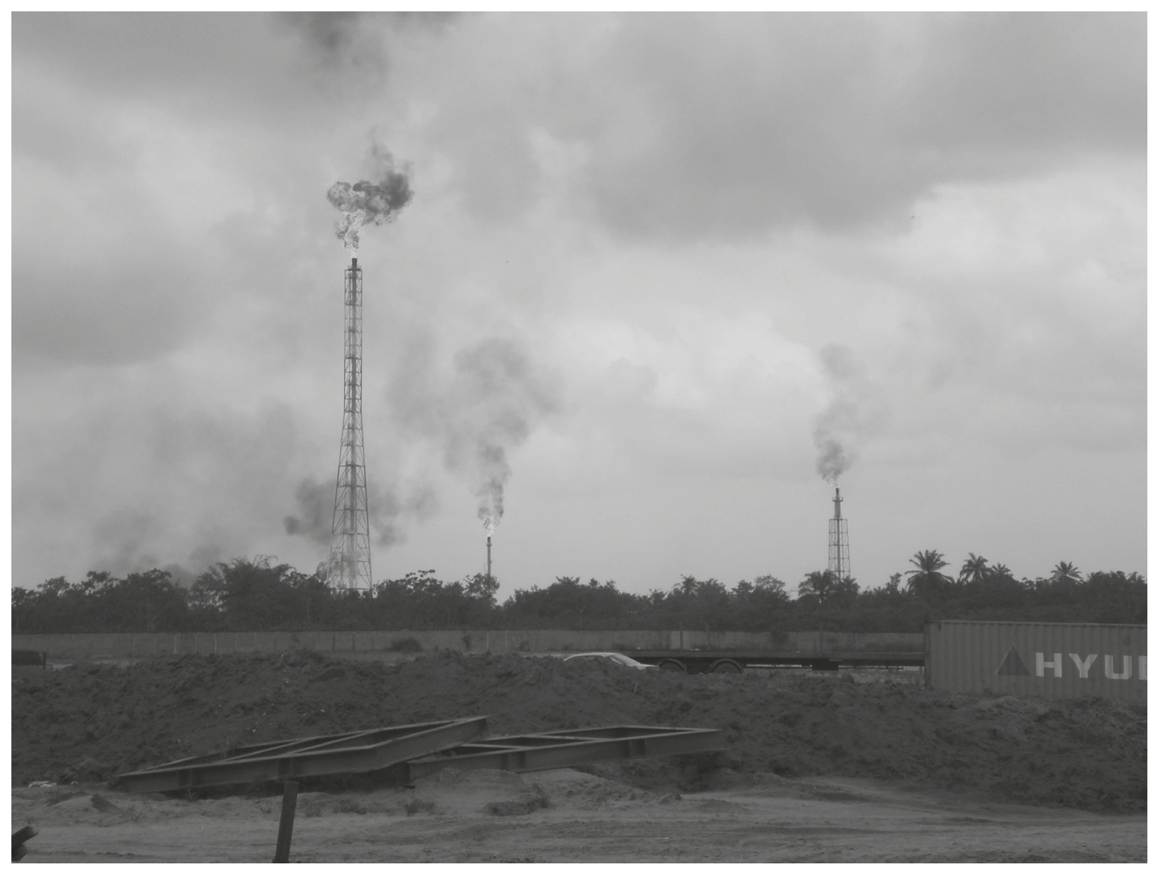 Figure 6(b): Gas flaring in the Niger Delta