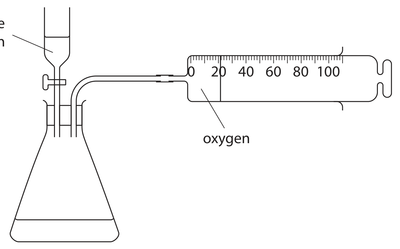 Figure for Question 5(a) — Edexcel IGCSE Chemistry
