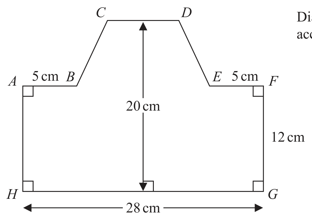 Diagram NOT accurately drawn