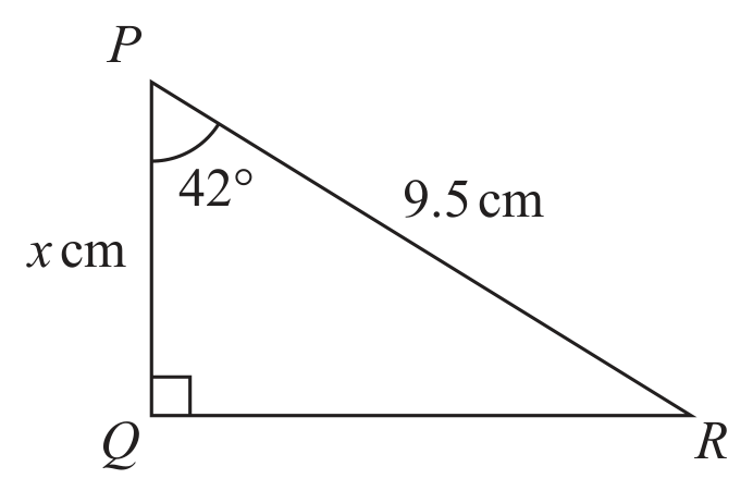 Diagram NOT accurately drawn