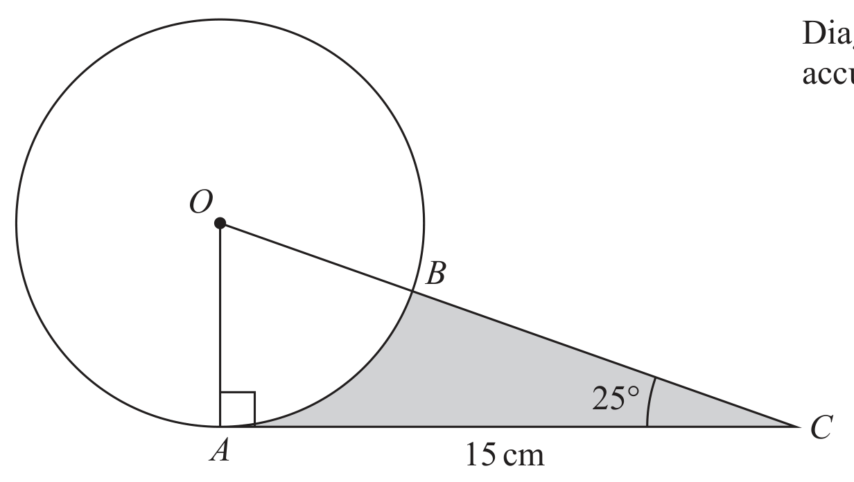 Diagram NOT accurately drawn