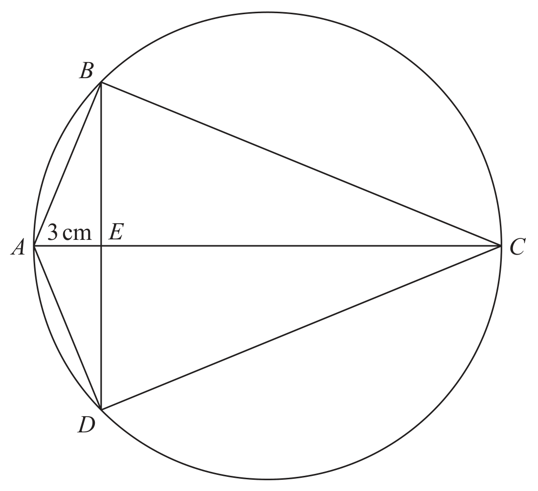 Diagram NOT accurately drawn