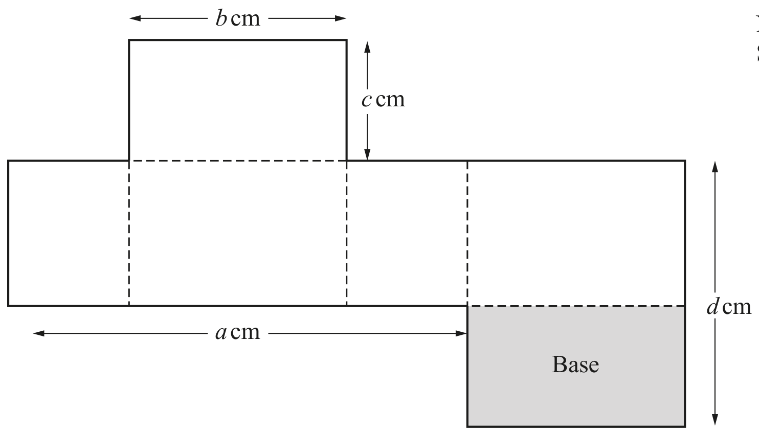 Figure for Question E4.2 Geometrical constructions question 3 — CAIE IGCSE Mathematics Extended
