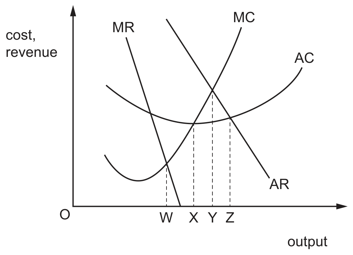 Figure for Question 8 — CAIE A-Level Economics